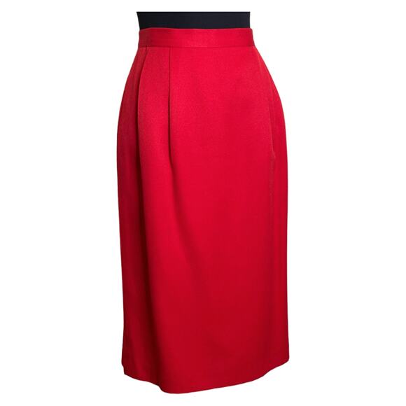 J.P. Fall red skirt and jacket suit set size 6 - Picture 9 of 16